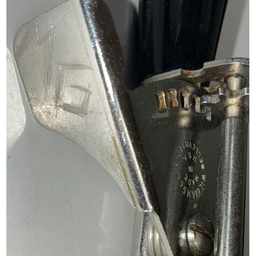 Williamson Ice Cream‎ Scoop Black Star Handle USA Stainless Steel Vintage